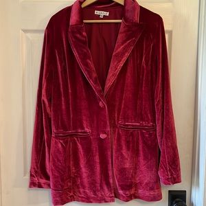 Velvet blazer